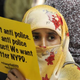 Muslims in New York City protest the NYPD’s surveillance of businesses frequented by Muslims in June 2013.
Timothy Clary/Getty Images